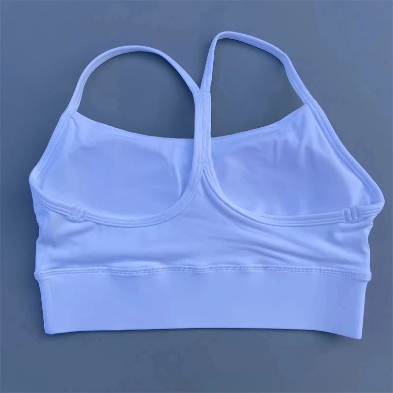 Women Fitness Sports Bra – Y-Line Straps High Strength Breathable Gym Top