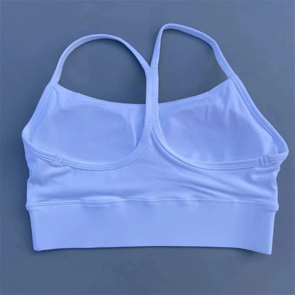 Women Fitness Sports Bra – Y-Line Straps High Strength Breathable Gym Top