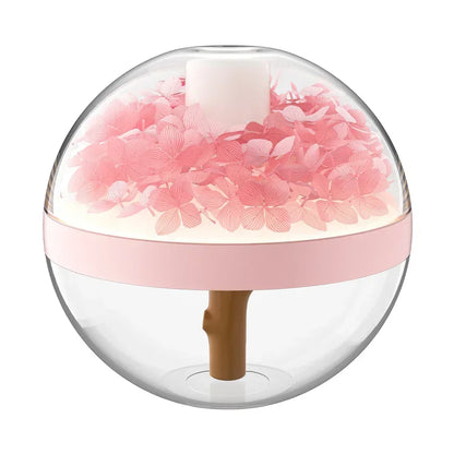 270ML USB Rechargeable Air Humidifier with LED Light - Home Hydration Mist Maker - ZOOMNSTORE