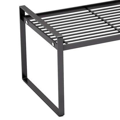 Kitchen Dish Rack - Stainless Steel Stackable Over Sink Shelf & Cutlery Holder