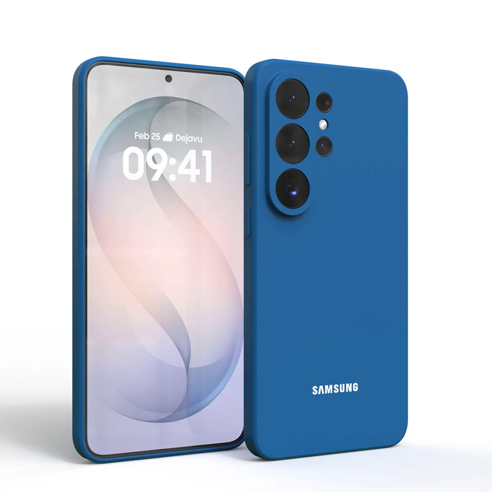 For Samsung Galaxy S26 Ultra Case Silky Silicone Cover Soft-Touch Back Protective Housing For S26Ultra S26 Plus S25 FE S24 S23