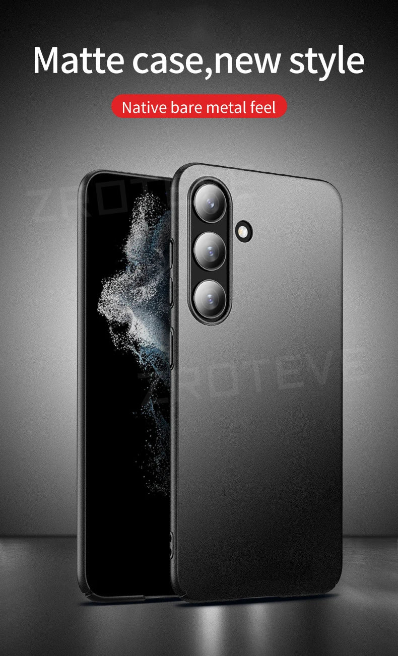 S24 Case Zroteve Slim Hard PC Matte Cover For Samsung Galaxy S24 Ultra S25 Edge S22 S26 Plus S20 S21 S23 FE S24+ Phone Cases