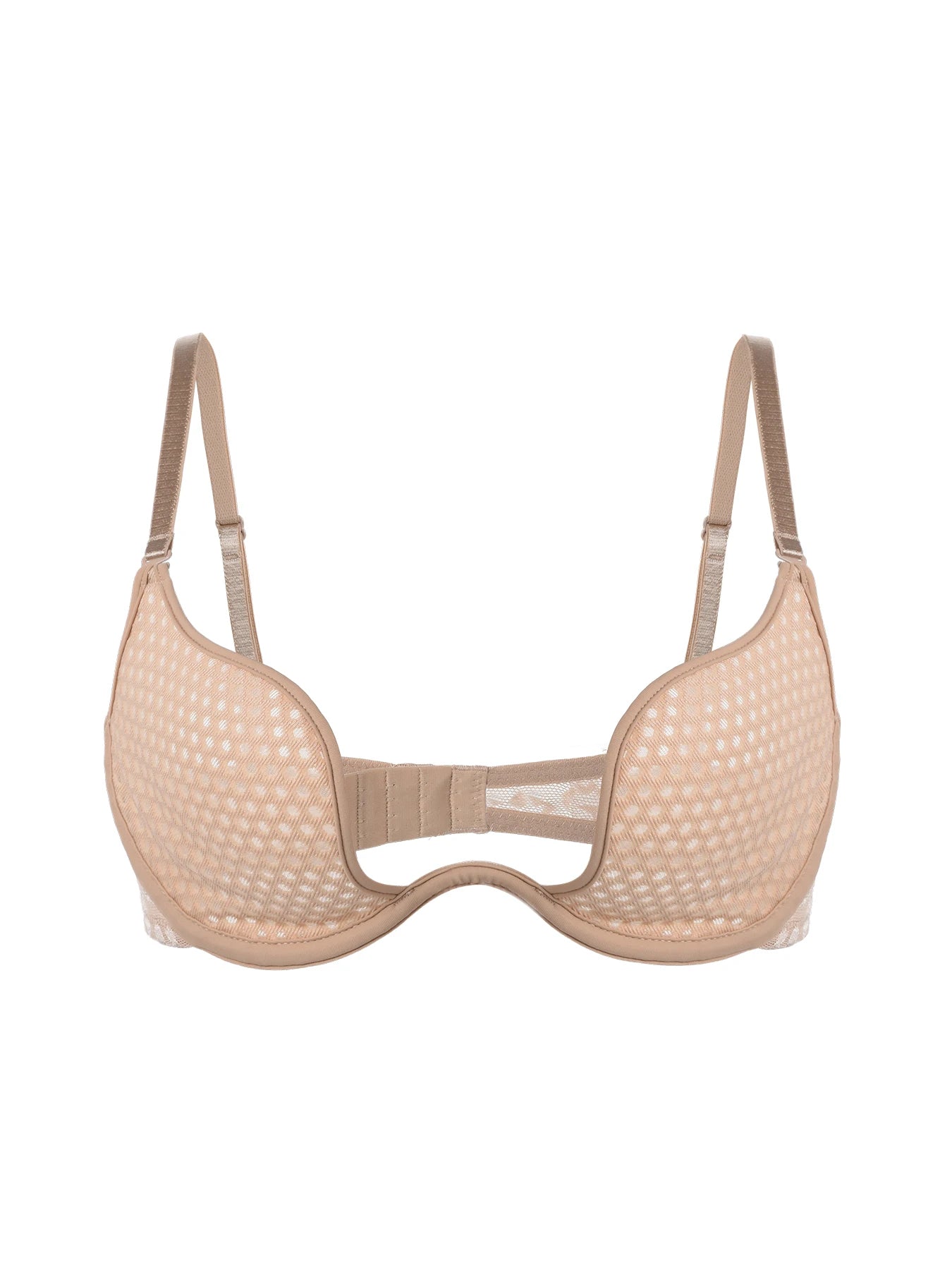 Sexy U-shaped spacer bra thin mesh Breathable underwear underwire comfortable stylish Lingerie bralette