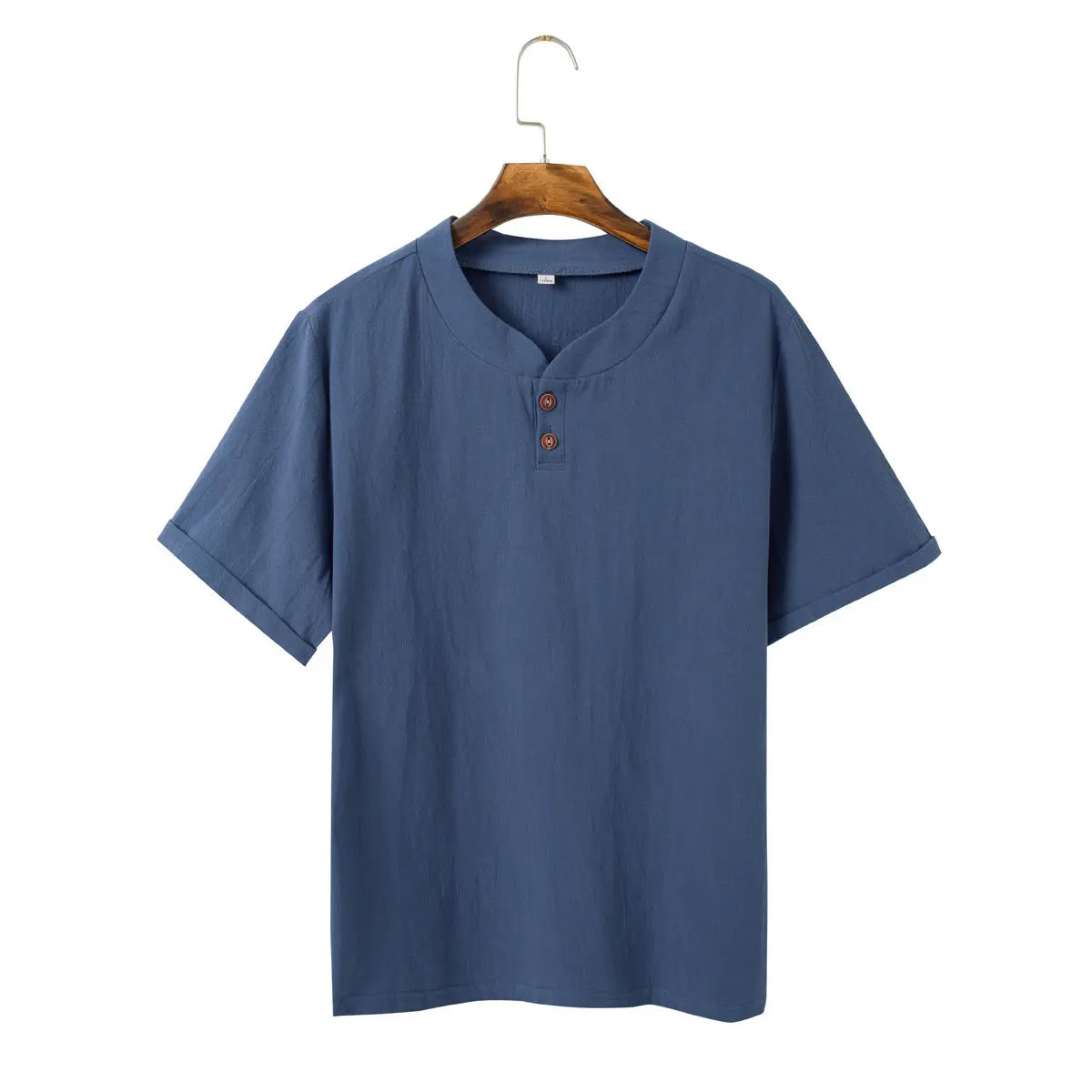 Linen Cotton T-shirt Men's Set Chinese Style Short Sleeve Sportswear +trousers 2 Piece Sets Summer Men Tracksuit Solid Suit
