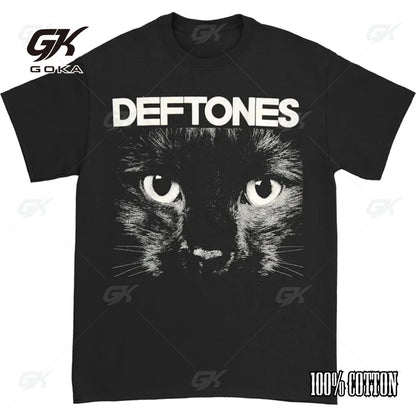 Deftones Cotton Singer Band T Shirt Men Women Hip Hop Rock Tee Fashion Short Sleeve T Shirt Summer Clothes T-shirts Tops