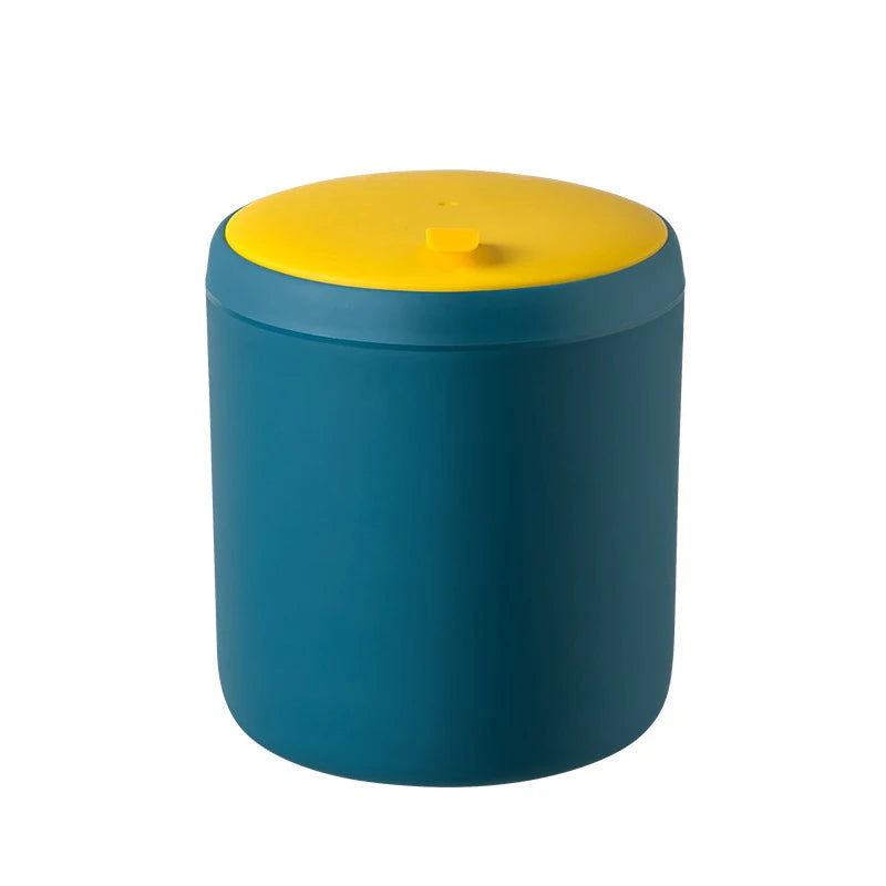 Mini Desktop Trash Can - Plastic Office Waste Bin Organizer