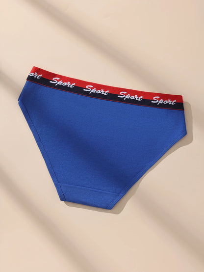7Pcs Women Panties Breathable Underwear Soft Cotton Girls Underpants Low Waist Panty Sports Girls Briefs Sexy Female Lingerie