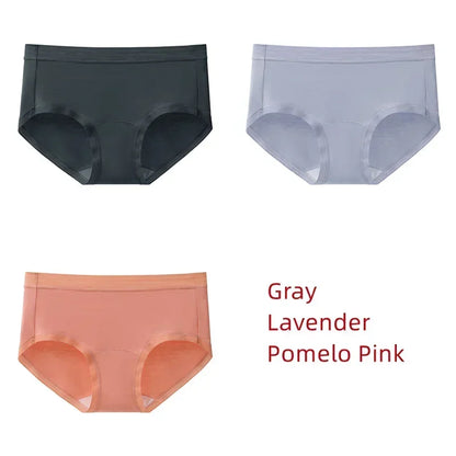 3Pcs Modal Women's Panties Lengthened Inner Crotch Female Briefs Underwear Underpants M-XXL 7A Level Antibacterial Sexy Soft Fit