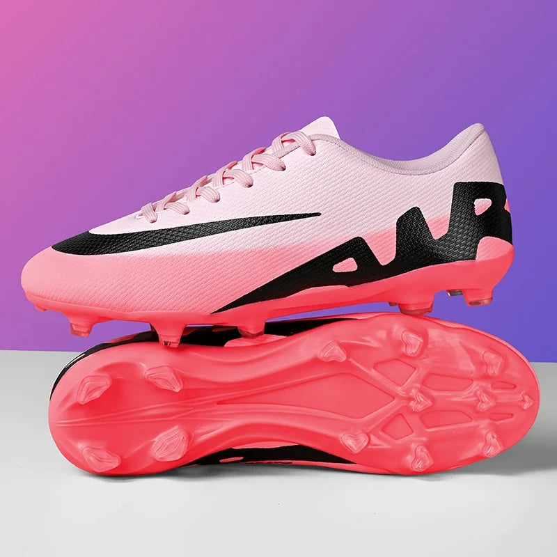 Men Soccer Shoes - Breathable Training Soccer Boots | Rubber Outsole Cleats