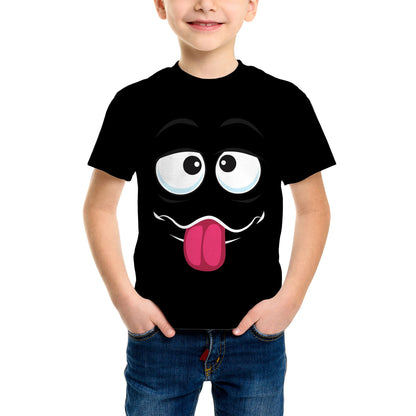 3D Pattern Printing Fashion T-Shirt  Element Printing Summer New Boy Personalized Cool Tops Kids Funny T Shirt
