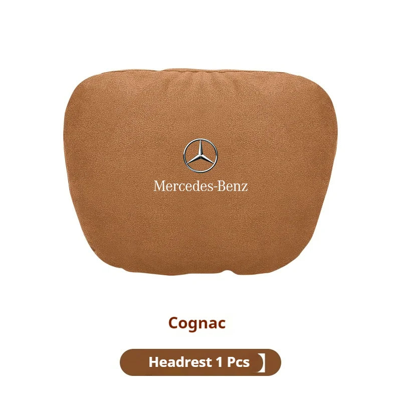 Mercedes-Benz Neck Pillow – Car Neck Support & Lumbar Rest Cushion for Comfort