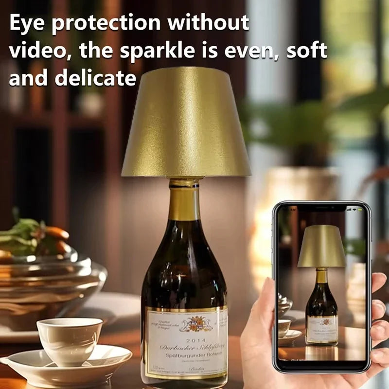 Wireless Touch LED Table Lamp - 3-Level Dimming for Bedroom Dining Room Bar and Desk - ZOOMNSTORE