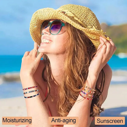 4-in-1 Foundation Liquid Makeup 4 In 1 Foundation Light Spectrum Sunscreen Serum Liquid Hydrating Full Coverage Concealer SPF 50