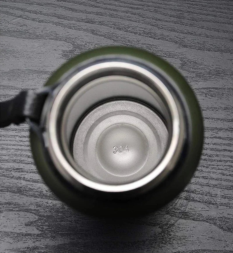 Portable Stainless Steel Thermos Large Capacity Vacuum Flask Insulated Tumbler with Rope Thermo Bottle 500/700/1000/1500ml