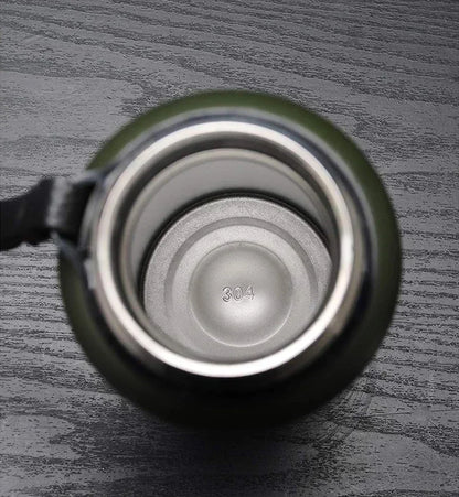 Portable Stainless Steel Thermos Large Capacity Vacuum Flask Insulated Tumbler with Rope Thermo Bottle 500/700/1000/1500ml