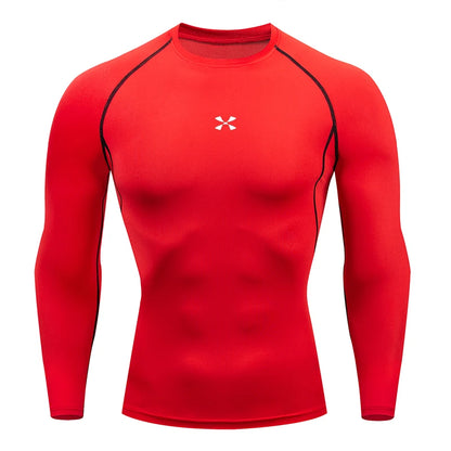Compression T Shirt Men - Quick Dry Summer Sportswear Athletic Gym Top