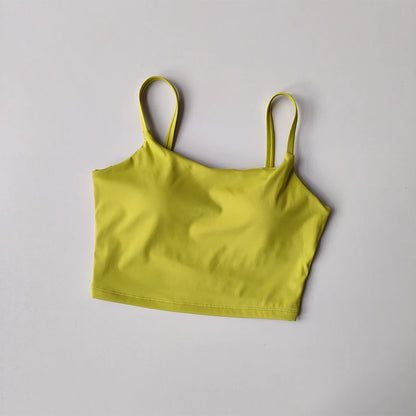 High-end Sports Bra Gym Camisole Fixed Pad Push-up Sports Underwear Women's Strapless Beauty Back Training Fitness Bra Yoga Bra