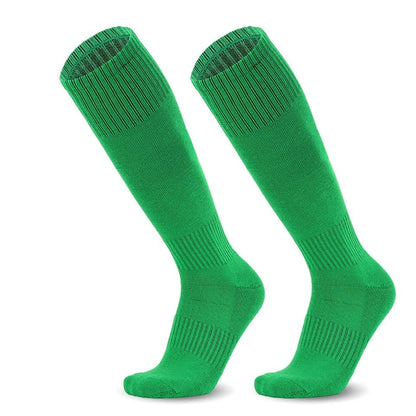 Loogdeel Football Soccer Socks Breathable Sports Rugby Stockings Over Knee High Volleyball Baseball Kids Adults Long Socks