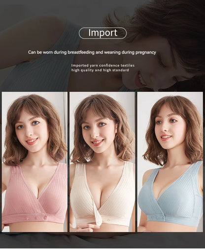 1-2PCS Women's Summer Cotton Thin Clustering Non-sagging Front-buckle Bra Comfortable Traceless Vest-style Women's Underwear