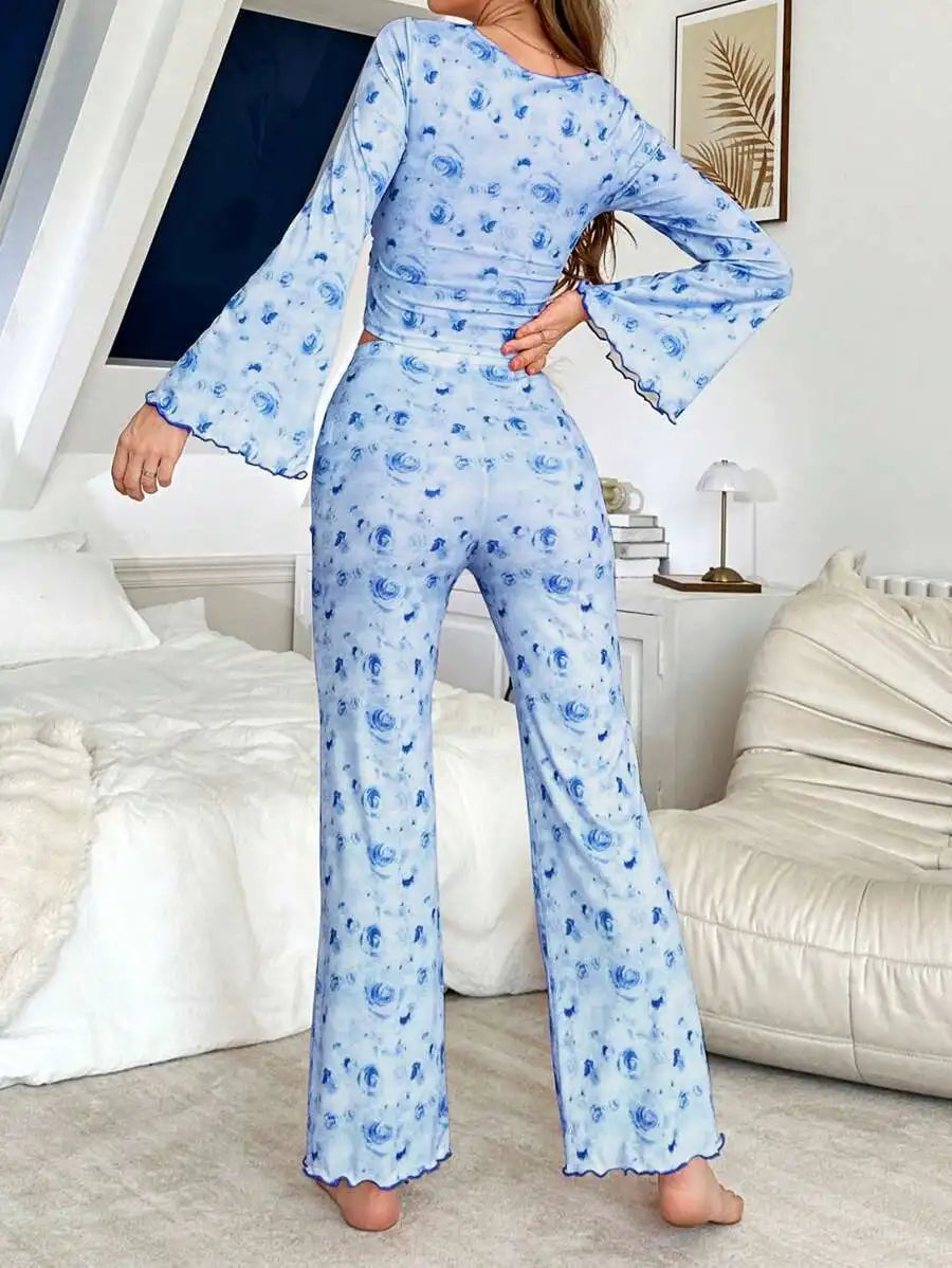 Home Wear Sleepwear Women Sexy Lingerie Pj Sets for Woman Pajamas Set Sleep Shirts Nightgowns Women's Nightgown Pajama Pants