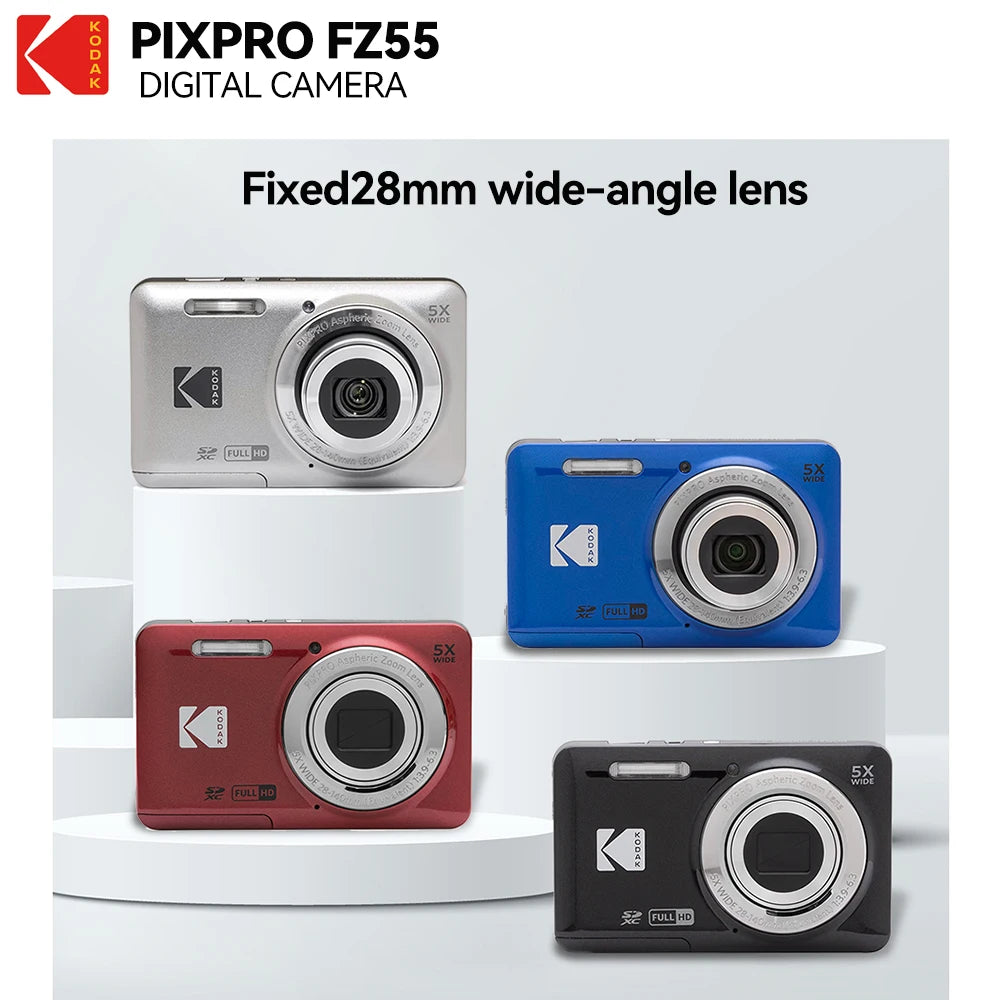 Kodak Digital Camera - 16MP Compact Camera with 5X Optical Zoom & 28mm Wide Angle Lens