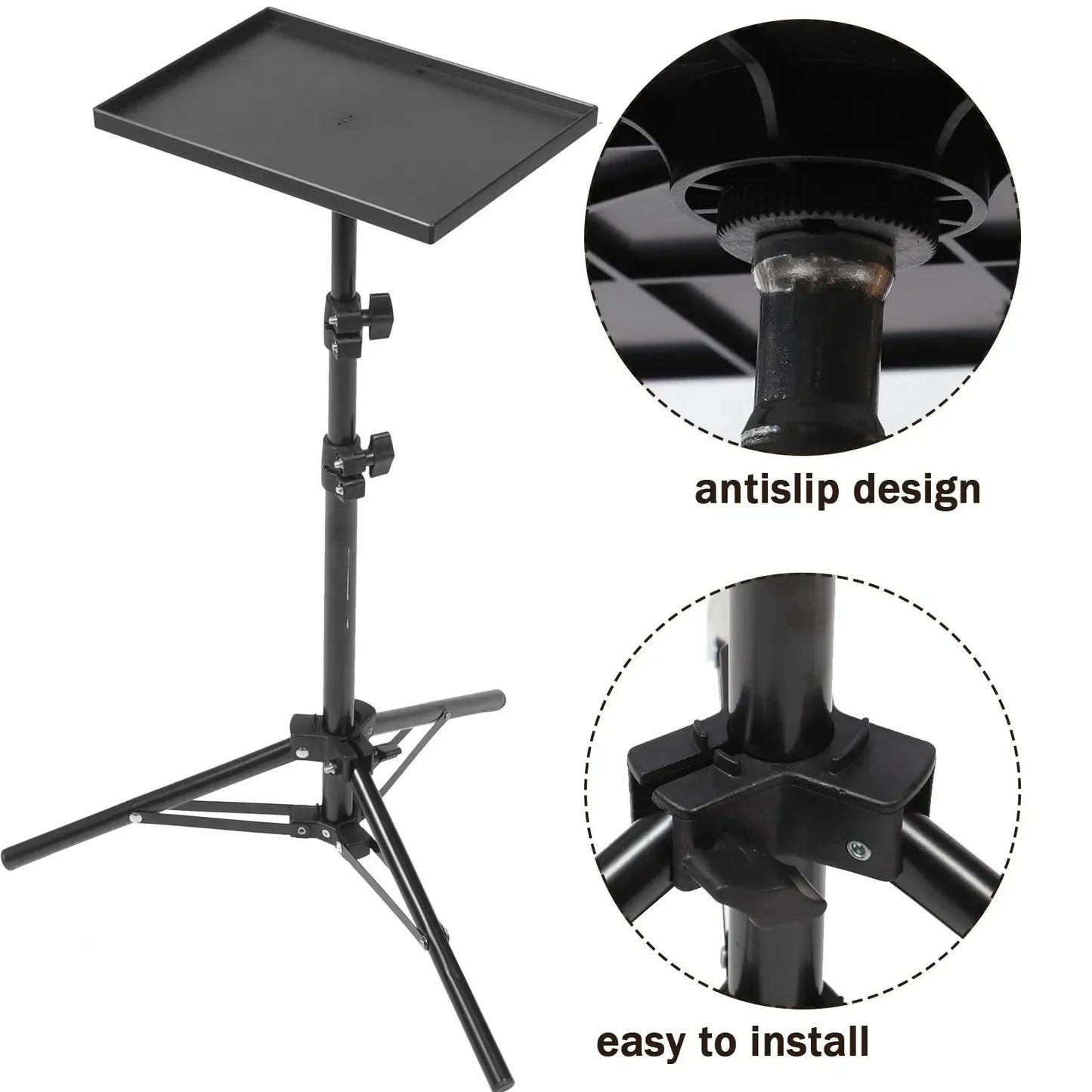 1pcs Projector Tripod Tray Holder For Projector Monitor Smartphone Camera Laptop Microphone Equipment
