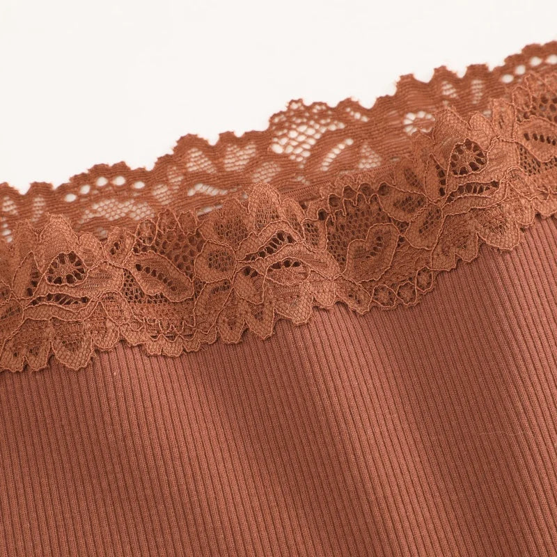 3PCS/Set Women Cotton Panties Lace Low Waist Briefs Trendy Patchwork Lace Intimate Underwear Stretch Comfortable Ladies Lingerie