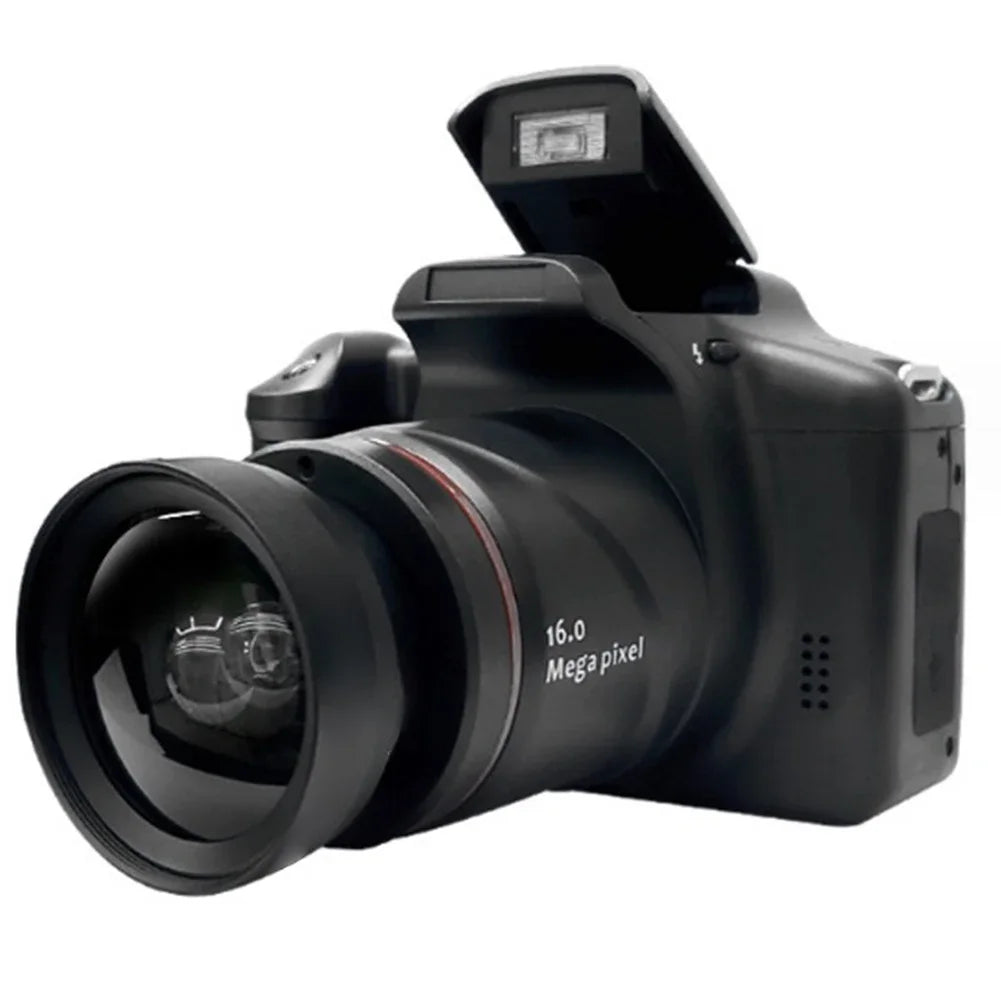 16MP Digital Camera - Vlogging Camera with 2.4 Inch LCD, 16X Digital Zoom & Face Recognition
