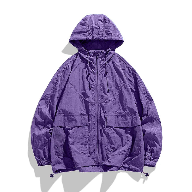 Outdoor Sun Protection Clothing Ultra-thin Anti-ultraviolet Sun Protection Clothing Breathable Sports Workwear Jacket