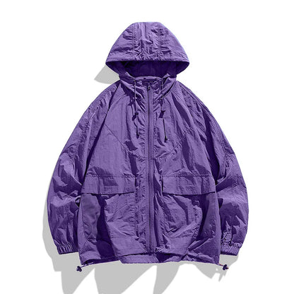 Outdoor Sun Protection Clothing Ultra-thin Anti-ultraviolet Sun Protection Clothing Breathable Sports Workwear Jacket