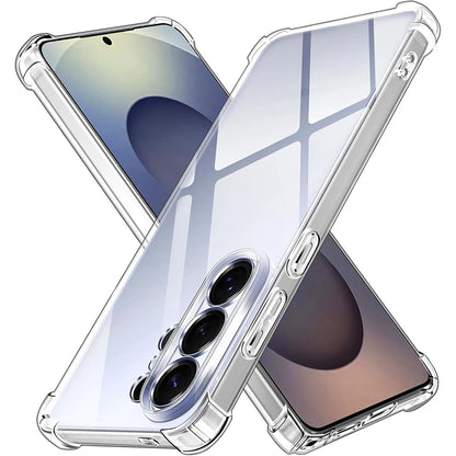 S26ultra Shockproof Silicone Case For Samsung Galaxy S26 Ultra S26+ Plus Clear Airbag Clear Soft Shell For SamsungS26 Cover 2026