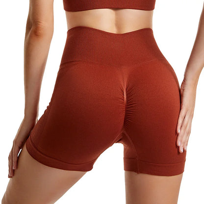 Peach Butt Fitness Fast Dry Running Sports Tight Yoga Shorts Lady's Shock Proof Yoga Beauty Vest Fitness Sports Bra Set