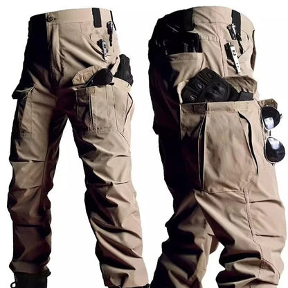 Men's Tactical Cargo Pants, Slightly Stretch Fabric, Soft and Breathable, Multi-Pocket, Suitable for Casual Outings