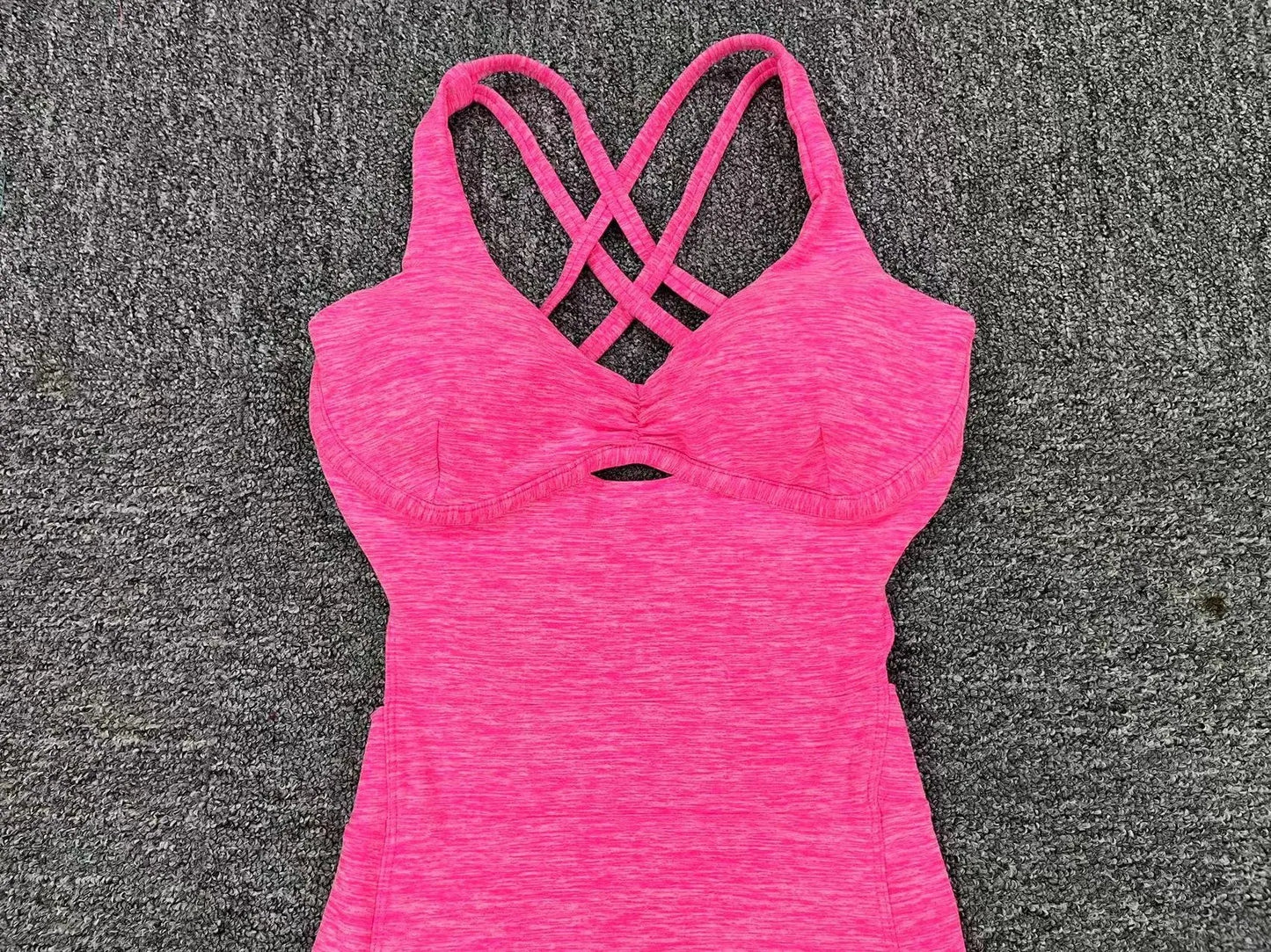 Women Yoga Jumpsuit - Push Up Backless Sportswear, Breathable Quick Dry Activewear