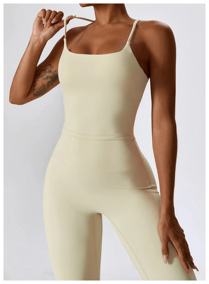 Women Yoga Set – Seamless Sportswear Gym Legging & Fitness Bra Crop Top