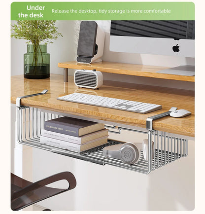 Retractable Hanging Basket - Stainless Steel Kitchen Storage Organizer With Large Capacity