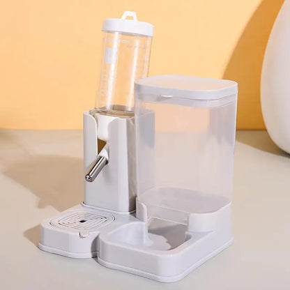 ♥2-in-1 Hamster Feeder and Water Bottle | Integrated Food & Water Dispenser for Small Pets (Multiple Colors)