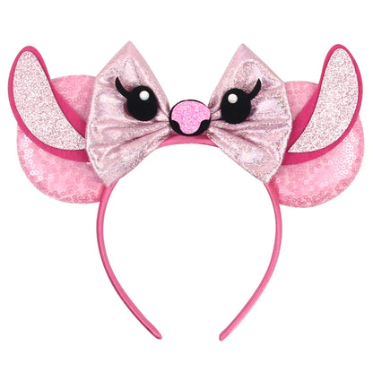 Disney Mouse Ears Headband - Glitter Cosplay Hair Accessories for Boys  Girls
