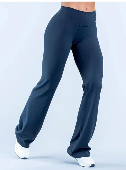 Women Seamless Yoga Gym Pants high waist Clothes Naked Feel Yoga Pants Workout Fitness Leggings Fashion Casual Wide-leg legging