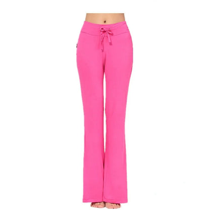 2024 Flare Leggings Yoga Pants Women High Waist Wide Leg Pants Women Gym Fitness Sports Black Flared Pant Latin Dance Trousers