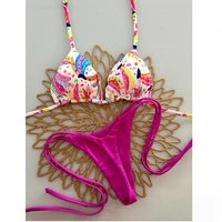 Polka Dot Bikini - Women's Sexy Strap Split Bikini Set | Wire Free Swimwear
