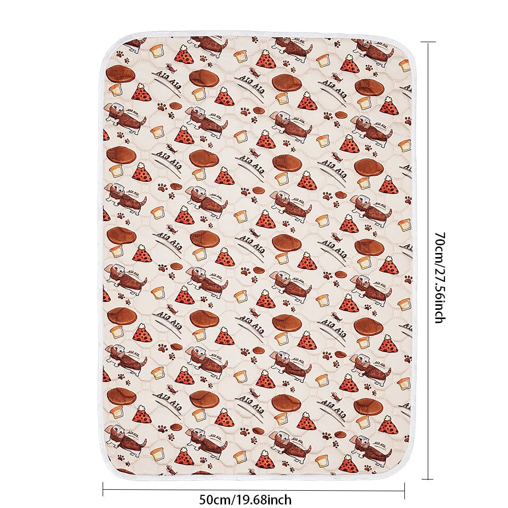 BIAI Winter New non-slip Mat for Pets Waterproof Dog Pee Pad Breathable Cat Mat Washable Pet Diaper Pad High Absorbent Pet Mat