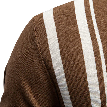 2026 Polo Shirt Men's Stripe Old Money Style Short Sleeve Soft Breathable Luxe Casual Elegant Daily Wear Polo Shirts For Male
