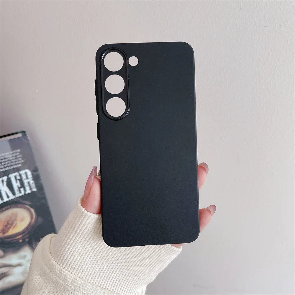 Ultra Thin Matte Armor Translucent Case For Samsung S26 ULTRA S25 FE S24 S23 FE S22 S21 Plus Ultra Note 20 Ultra Soft Back Cover
