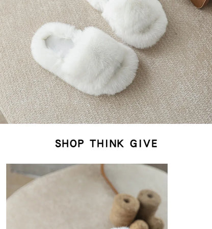 Children's Cotton Slippers - Kids Winter Slippers | Non Slip Flat Shoes For Boys & Girls