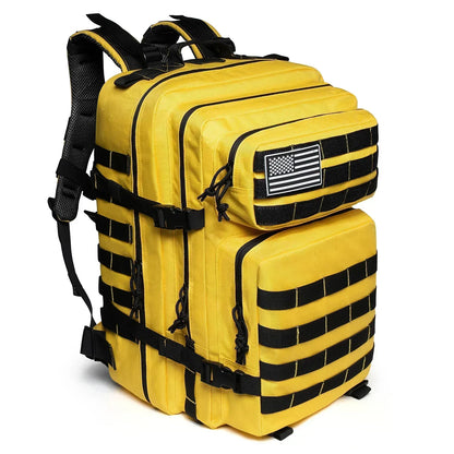 45L Tactical Backpack - Large Capacity Outdoor Hiking  Camping Bag for Men  Women