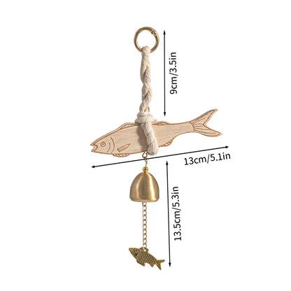 Wooden Door Bell Japanese Wind Chime Door Chime Room Decor Home Front Doorbell Landscape Bell Shopkeeper Remind Bell 풍경