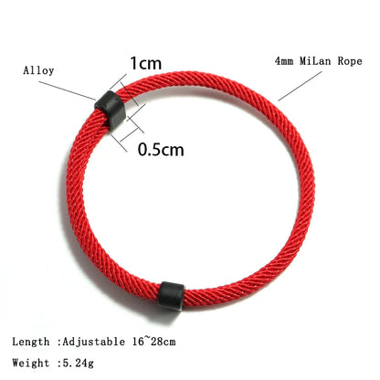 New 3Pcs Men Bracelet Set Lucky Red Keel Rope Braslet Surfer Nautical Fabric Braclet Leisure Accessories Gift For Him Jewelry