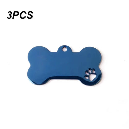 Personalized Pet ID Tag Safety Anti-Loss Dog Cat Tag with Instant Info Custom Engraved Stainless Steel Name Tag Durable Pet Tag