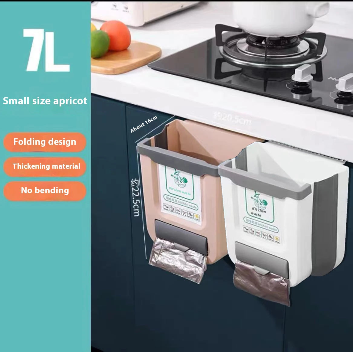 Foldable Large-Capacity Trash Can - Easy-to-Clean Camping Car Accessory